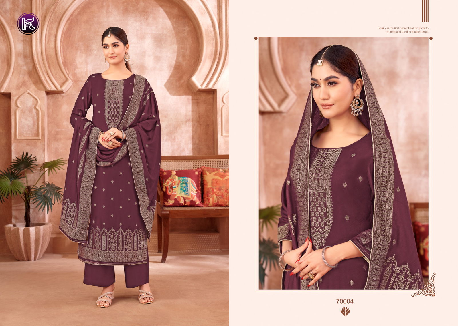 Surbhi By Kala Pashmina Jacquard Salwar Suits Wholesale Price In Surat